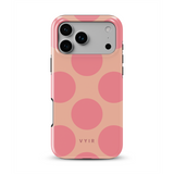 Big Polka Dots, melónová - Tough MagSafe Kryt na iPhone