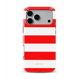 Horizontal Stripes, Red Silk - Tough Kryt na mobil