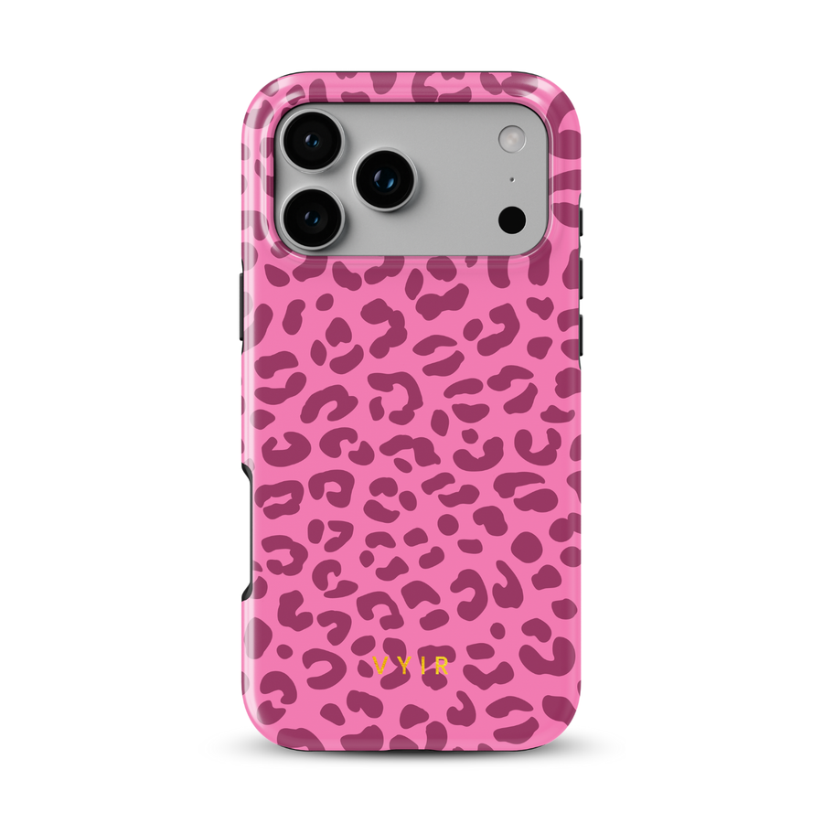 Leopard Elegance Ružová - Tough MagSafe Kryt na iPhone