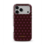 VYIR Signature Flowers, Burgundy - Tough MagSafe iPhone Kryt na mobil