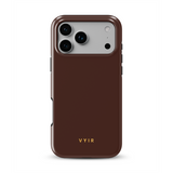 VYIR Signature Solid Colors, čokoládovohnedá - Tough MagSafe Kryt na iPhone