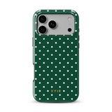 Tiny Polka Dots, Lesná zelená - Tough Kryt na mobil