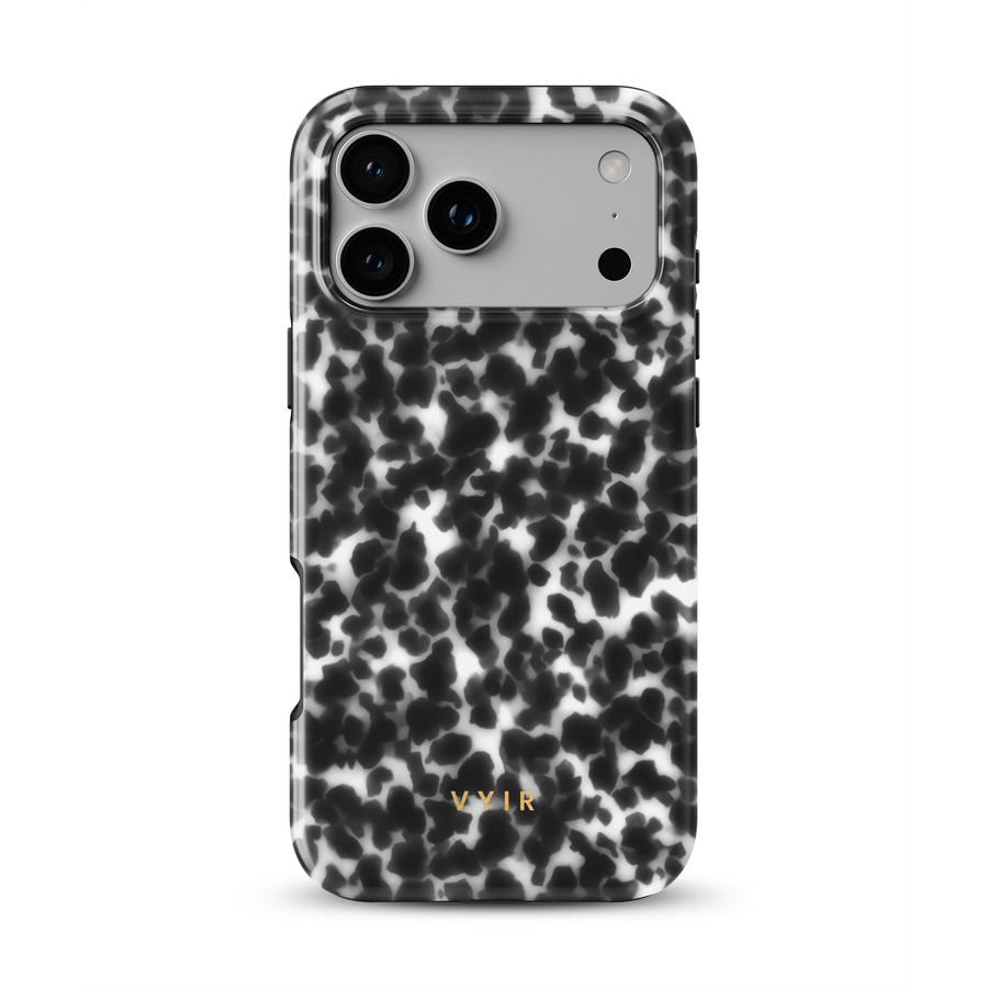 Tortoiseshell, Čierna a biela - Tough MagSafe Kryt na iPhone