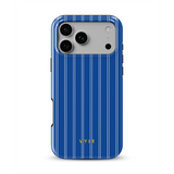 Vertical Stripes, Mediterranean Blue - Tough Kryt na mobil MagSafe iPhone