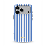 Vertical Stripes, parížsky modrý - Tough MagSafe iPhone Kryt