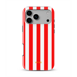 Vertical Stripes, Red Silk - Tough MagSafe Kryt na iPhone