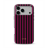 Vertical Stripes, Wine Red - Tough Kryt na mobil