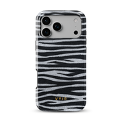 Zebra Gleam Silver - Shockproof Phone Case - VYIR