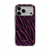 Zebra Luxe, Bordová - Tough Kryt MagSafe na iPhone