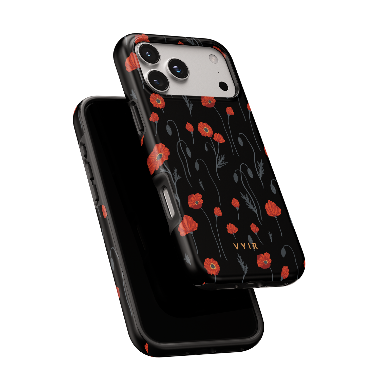 Red Poppies - Shockproof Phone Case - VYIR