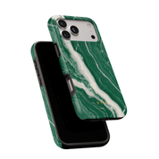 Italian Marble Green - Shockproof Phone Case - VYIR