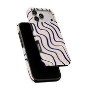 Swirl Lines, Old Money - Shockproof Phone Case - VYIR