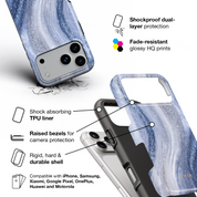 Blue Swirl - Shockproof Phone Case - VYIR