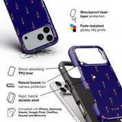 Navy Tulip - Shockproof Phone Case - VYIR