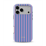 Vertical Stripes, Periwinkle Dream - Tough MagSafe Kryt na iPhone