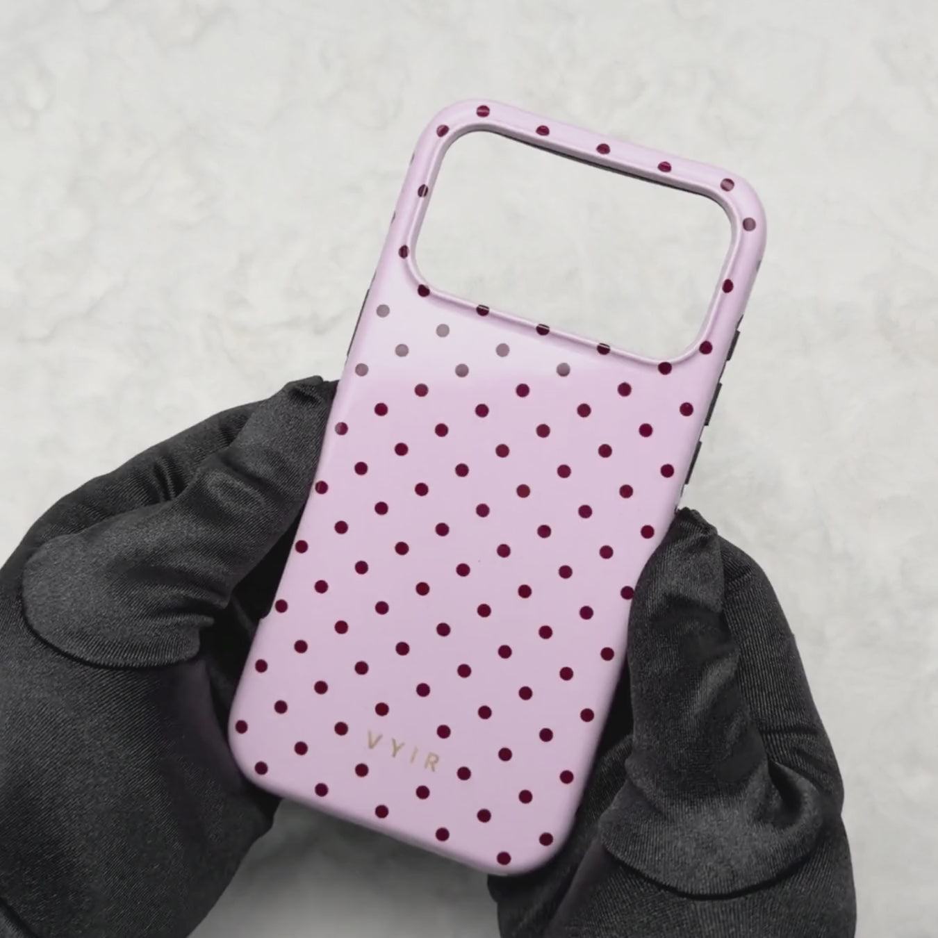 Tiny Polka Dots, cukríkovo ružová - Tough Kryt na mobil