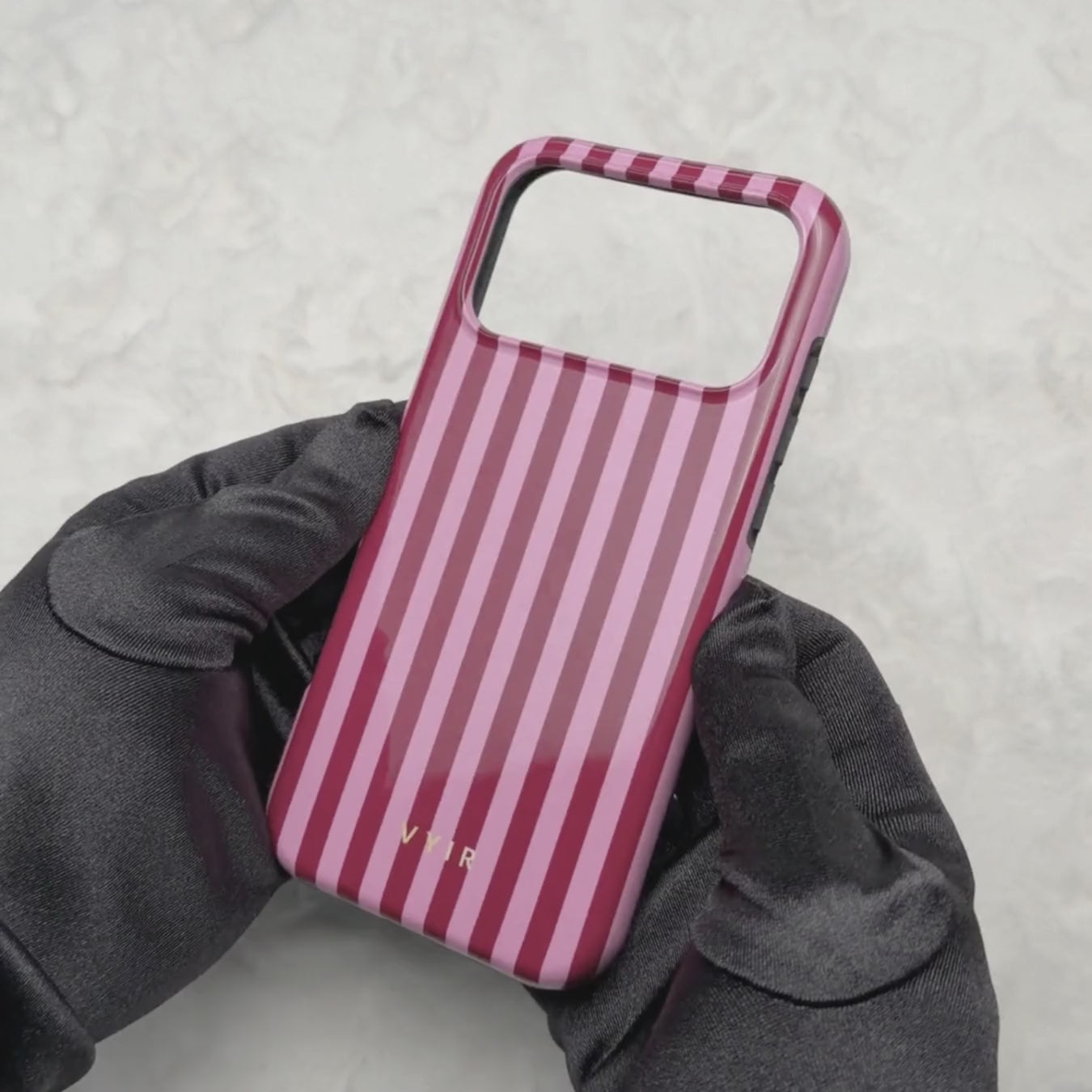 Vertical Stripes, cukríkovo-ružový - Tough MagSafe iPhone Kryt